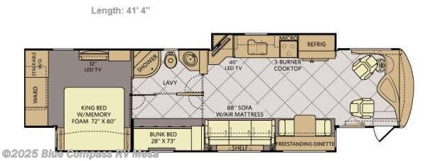 2014 Fleetwood Discovery 40G - Used Class A For Sale by Blue Compass RV Mesa in Mesa, Arizona features Slideout
