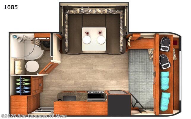 2018 Lance Lance Travel Trailers 1685 - Used Travel Trailer For Sale by Blue Compass RV Mesa in Mesa, Arizona features Slideout