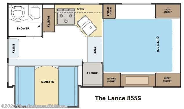 2013 Lance Lance 855s - Used Travel Trailer For Sale by Blue Compass RV Mesa in Mesa, Arizona features Slideout