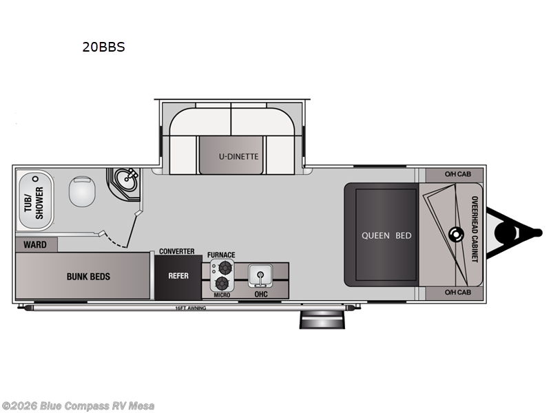 2024 Genesis Supreme Surfside Limited 20BBS - Used Travel Trailer For Sale by Blue Compass RV Mesa in Mesa, Arizona features Slideout