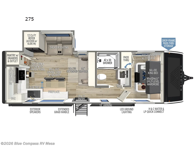 2026 Brinkley RV Model I 275 - New Travel Trailer For Sale by Blue Compass RV Mesa in Mesa, Arizona features Slideout