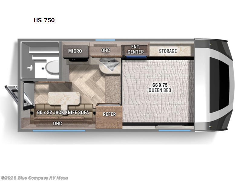 2023 Forest River Backpack Edition HS.750 - Used Truck Camper For Sale by Blue Compass RV Mesa in Mesa, Arizona