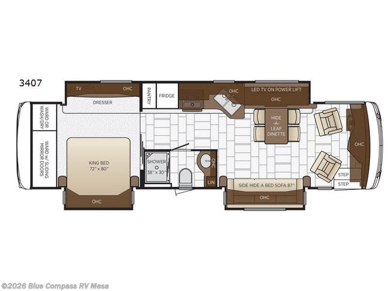 2018 Newmar Ventana 3407 - Used Class A For Sale by Blue Compass RV Mesa in Mesa, Arizona features Slideout