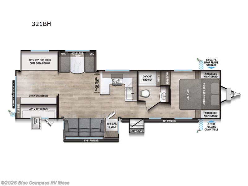 2026 Alliance RV Delta 321BH - New Travel Trailer For Sale by Blue Compass RV Mesa in Mesa, Arizona features Slideout