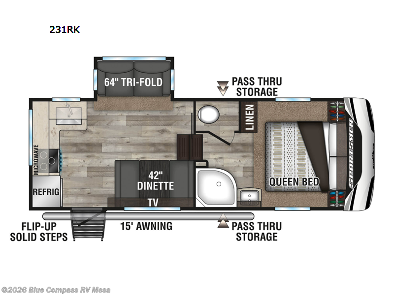 2023 K-Z Sportsmen 231RK - Used Fifth Wheel For Sale by Blue Compass RV Mesa in Mesa, Arizona features Slideout