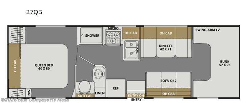 2021 Coachmen Freelander 27QB Ford 350 - Used Class C For Sale by Blue Compass RV Mesa in Mesa, Arizona