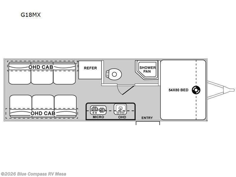 2024 Genesis Supreme Genesis Supreme G18MX - Used Toy Hauler For Sale by Blue Compass RV Mesa in Mesa, Arizona