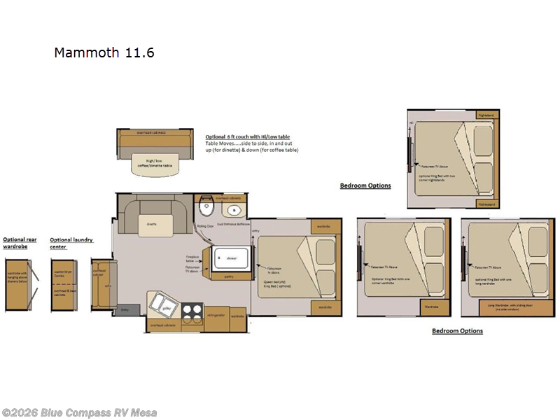 2027 Host Mammoth Host Campers  11.6 - New Truck Camper For Sale by Blue Compass RV Mesa in Mesa, Arizona features Slideout