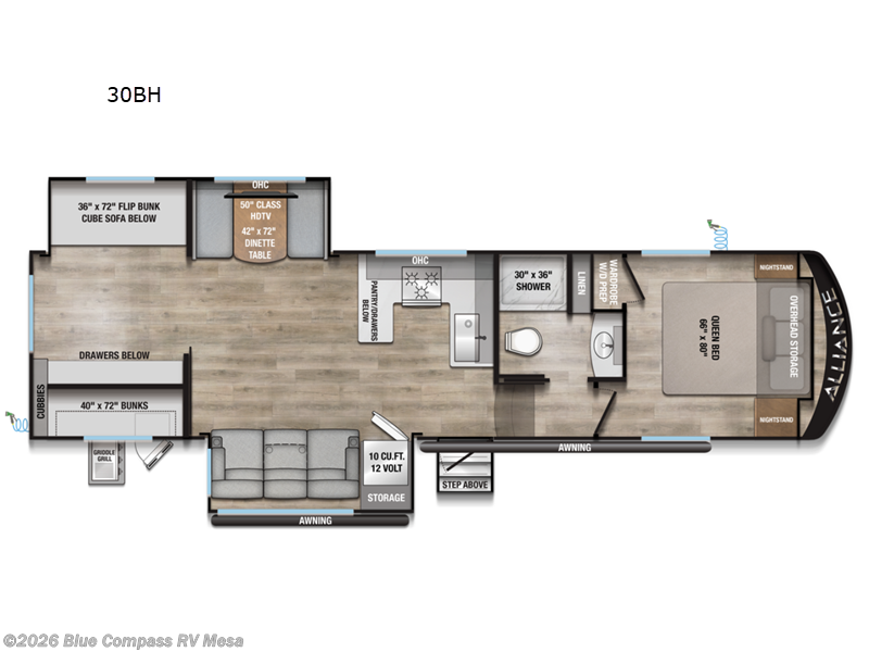 2027 Alliance RV Avenue All-Access 30BH - New Fifth Wheel For Sale by Blue Compass RV Mesa in Mesa, Arizona features Slideout