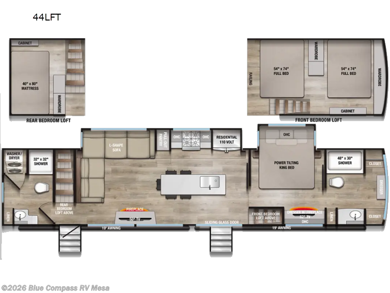 2026 Alliance RV Benchmark 44LFT - Used Destination Trailer For Sale by Blue Compass RV Mesa in Mesa, Arizona features Slideout
