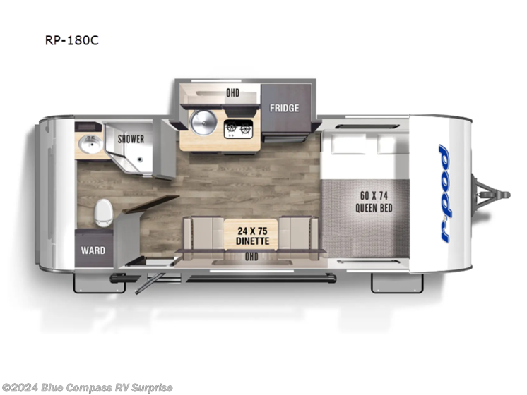 New 2024 Forest River R-Pod R Pod  RPod 180 Classic available in Surprise, Arizona