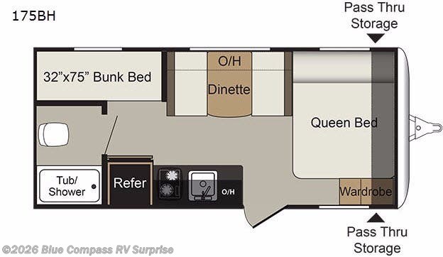 2018 Keystone Passport 175BH - Used Travel Trailer For Sale by Blue Compass RV Surprise in Surprise, Arizona