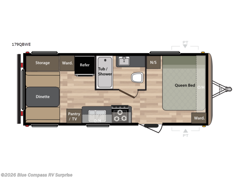 2018 Keystone Springdale 179QBWE - Used Travel Trailer For Sale by Blue Compass RV Surprise in Surprise, Arizona