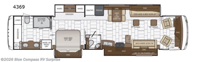 2019 Newmar Ventana 4369 - Used Class A For Sale by Blue Compass RV Surprise in Surprise, Arizona features Slideout