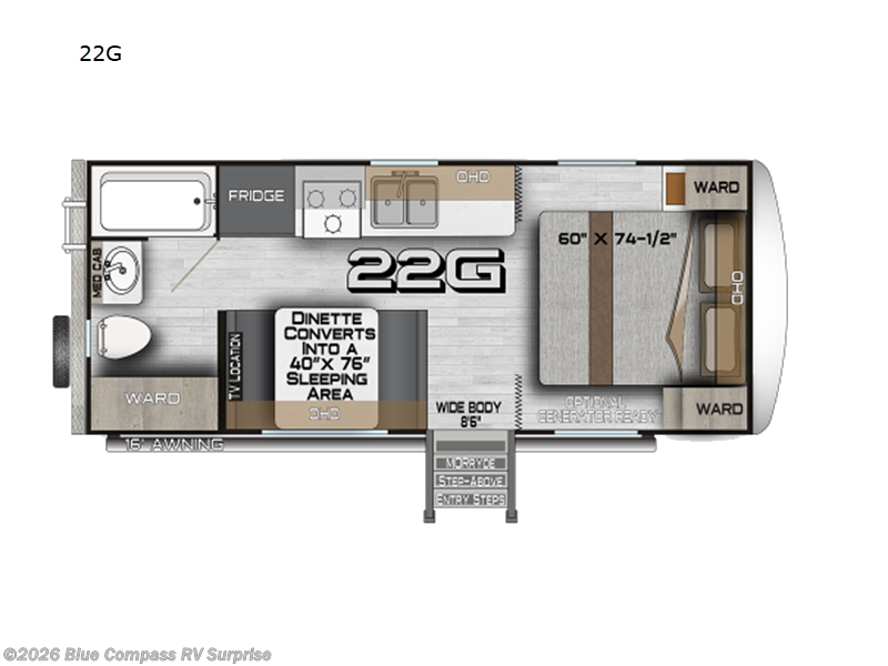 2024 Northwood Arctic Fox 22G - Used Fifth Wheel For Sale by Blue Compass RV Surprise in Surprise, Arizona