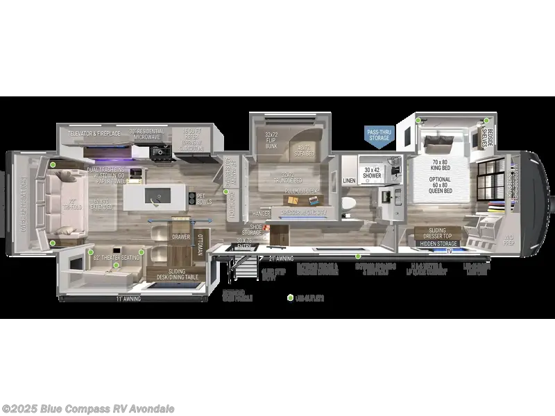 2024 Brinkley RV Model Z 3610 - Used Fifth Wheel For Sale by Blue Compass RV Avondale in Avondale, Arizona