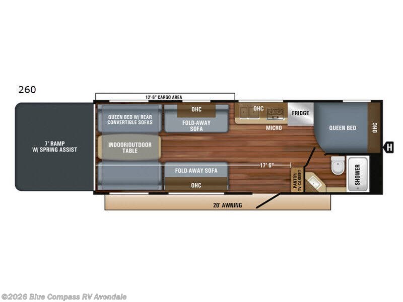 2018 Jayco Octane Super Lite 260 - Used Toy Hauler For Sale by Blue Compass RV Avondale in Avondale, Arizona