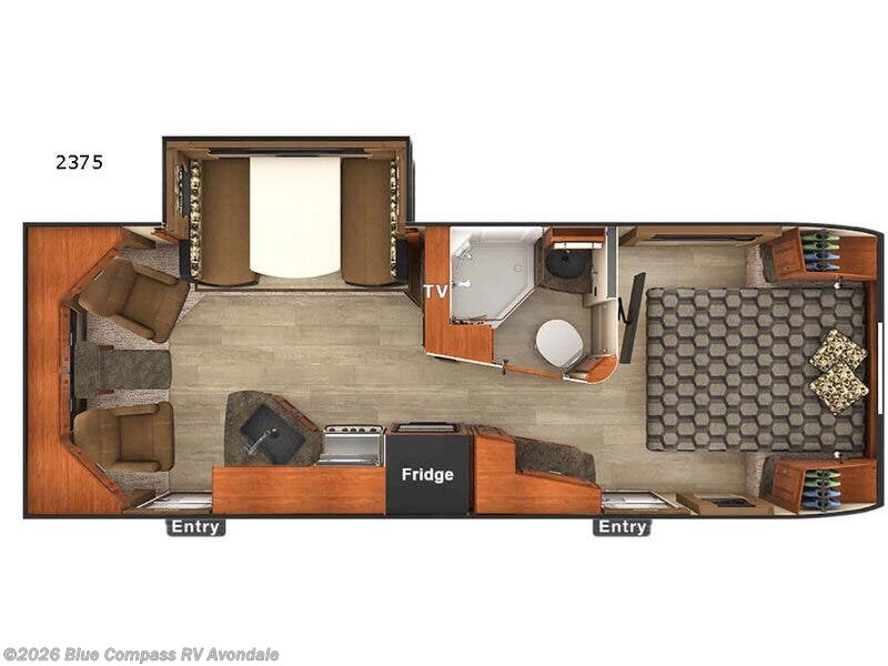 2017 Lance Lance Travel Trailers 2375 - Used Travel Trailer For Sale by Blue Compass RV Avondale in Avondale, Arizona features Slideout