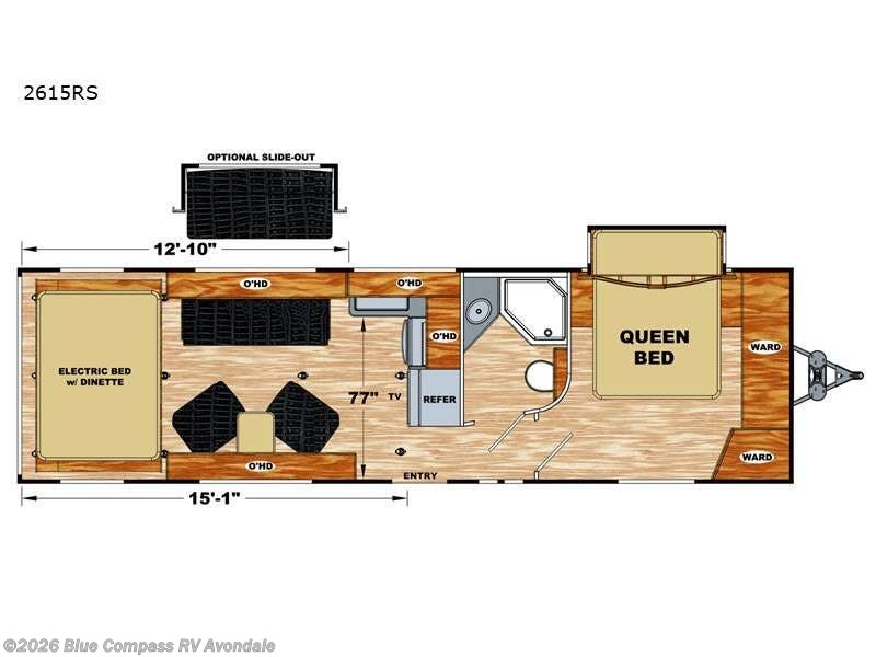 2021 Eclipse Iconic Pro Lite 2615RS - Used Toy Hauler For Sale by Blue Compass RV Avondale in Avondale, Arizona features Slideout