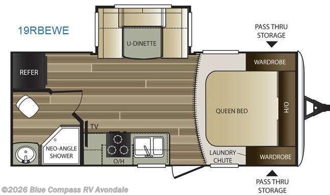 2017 Keystone Cougar Half-Ton Series 19RBEWE - Used Travel Trailer For Sale by Blue Compass RV Avondale in Avondale, Arizona features Slideout