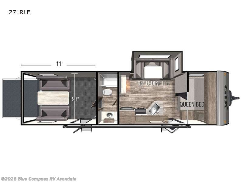 2021 Forest River XLR Micro Boost 27LRLE - Used Toy Hauler For Sale by Blue Compass RV Avondale in Avondale, Arizona features Slideout