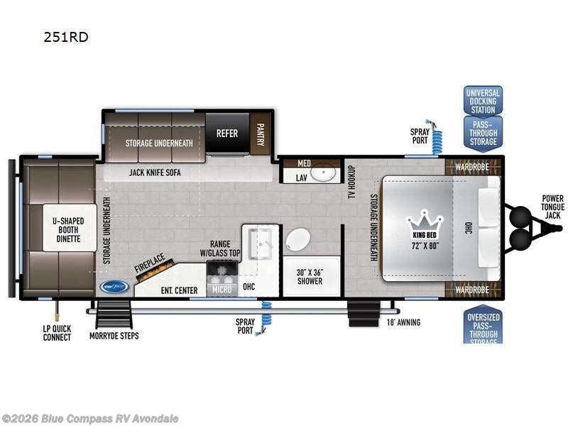 2024 Forest River Della Terra 251RD - Used Travel Trailer For Sale by Blue Compass RV Avondale in Avondale, Arizona features Slideout