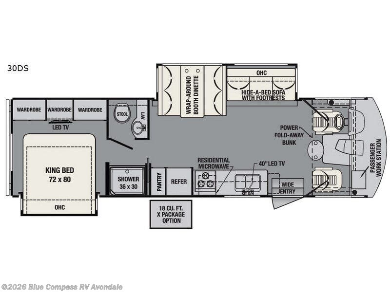 2017 Forest River FR3 30DS - Used Class A For Sale by Blue Compass RV Avondale in Avondale, Arizona features Slideout