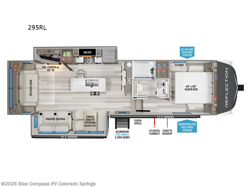 2026 Grand Design Reflection 150 Series 295RL - New Fifth Wheel For Sale by Blue Compass RV Colorado Springs in Colorado Springs, Colorado features Slideout