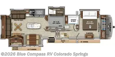 2020 Jayco Eagle 357MDOK - Used Fifth Wheel For Sale by Blue Compass RV Colorado Springs in Colorado Springs, Colorado