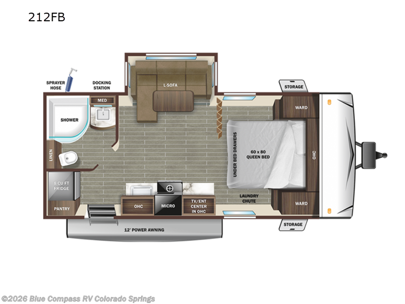 2022 Starcraft Super Lite 212FB - Used Travel Trailer For Sale by Blue Compass RV Colorado Springs in Colorado Springs, Colorado features Slideout