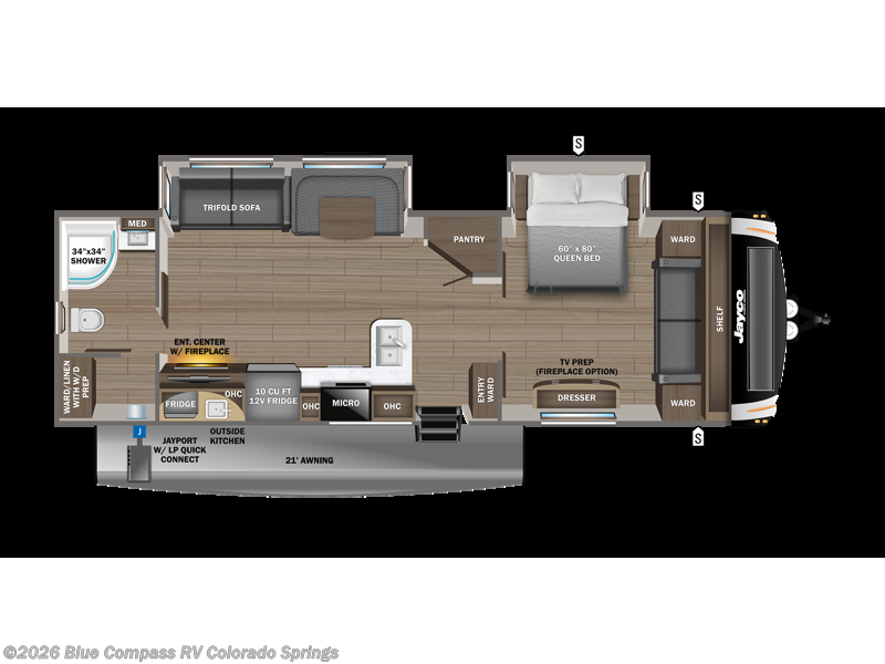 2024 Jayco Eagle 320FBOK - Used Travel Trailer For Sale by Blue Compass RV Colorado Springs in Colorado Springs, Colorado