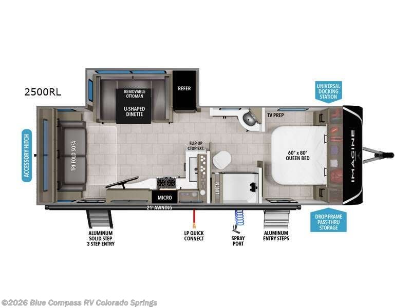 2026 Grand Design Imagine 2500RL - New Travel Trailer For Sale by Blue Compass RV Colorado Springs in Colorado Springs, Colorado features Slideout