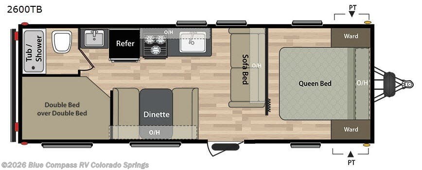 2017 Keystone Summerland 2600TB - Used Travel Trailer For Sale by Blue Compass RV Colorado Springs in Colorado Springs, Colorado