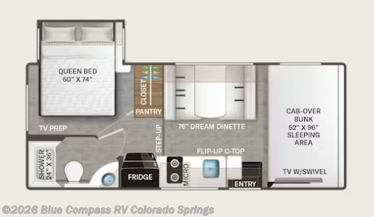 2026 Thor Motor Coach Freedom Elite 22HZ - Used Class C For Sale by Blue Compass RV Colorado Springs in Colorado Springs, Colorado