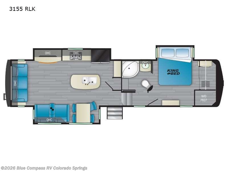 2022 Heartland Big Country 3155RLK - Used Fifth Wheel For Sale by Blue Compass RV Colorado Springs in Colorado Springs, Colorado features Slideout