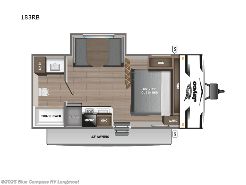 2024 Jayco Jay Flight SLX 183RB - Used Travel Trailer For Sale by Blue Compass RV Longmont in Longmont, Colorado features Slideout