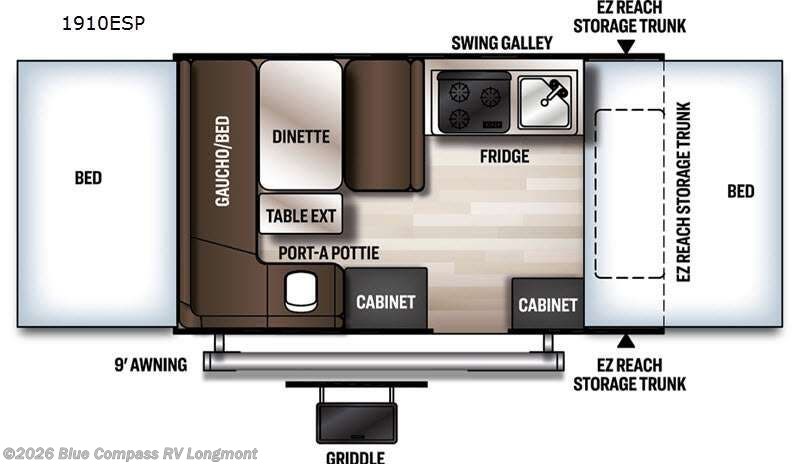 2022 Forest River Rockwood Extreme Sports 1910ESP - Used Popup For Sale by Blue Compass RV Longmont in Longmont, Colorado