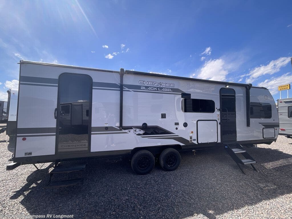 2026 Forest River Cherokee Grey Wolf Black Label 26DBHBL - New Travel Trailer For Sale by Blue Compass RV Longmont in Longmont, Colorado features Slideout