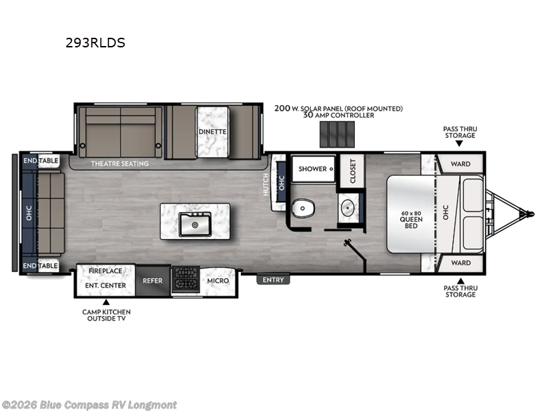 2024 Coachmen Apex Ultra-Lite 293RLDS - Used Travel Trailer For Sale by Blue Compass RV Longmont in Longmont, Colorado features Slideout