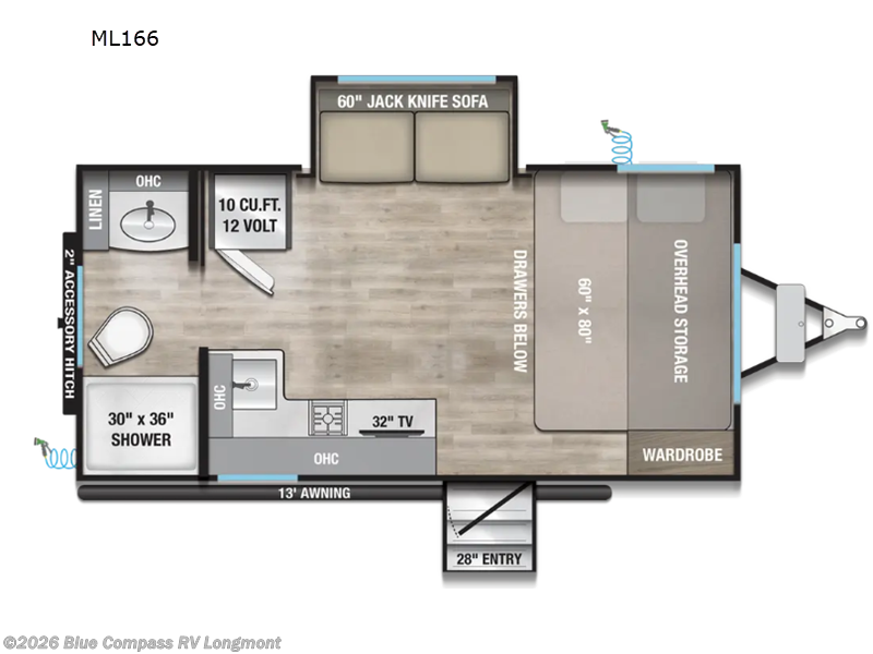 2027 Alliance RV Delta Solo ML166 - New Travel Trailer For Sale by Blue Compass RV Longmont in Longmont, Colorado features Slideout