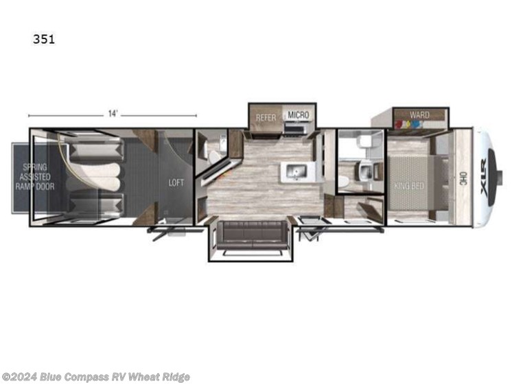 New 2023 Forest River XLR Nitro 351 available in Wheat Ridge, Colorado