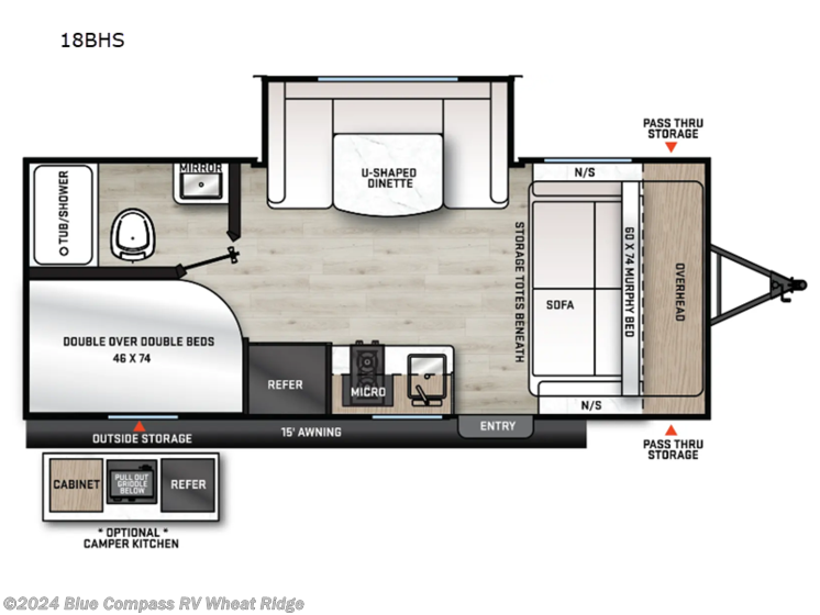 Used 2024 Forest River Aurora 18BHS available in Wheat Ridge, Colorado