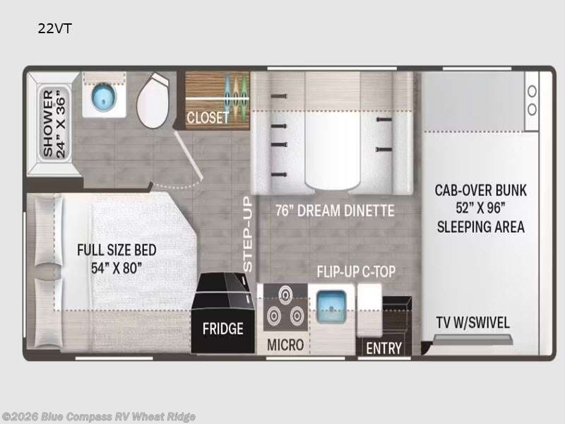 2025 Thor Motor Coach Geneva 22VT Chevy - New Class C For Sale by Blue Compass RV Wheat Ridge in Wheat Ridge, Colorado
