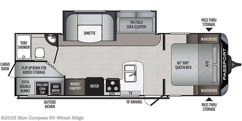 2020 Keystone Passport 267BH SL Series - Used Travel Trailer For Sale by Blue Compass RV Wheat Ridge in Wheat Ridge, Colorado