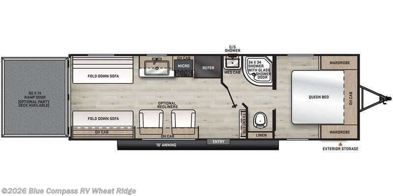 2026 Forest River Aurora 26ATH - New Toy Hauler For Sale by Blue Compass RV Wheat Ridge in Wheat Ridge, Colorado