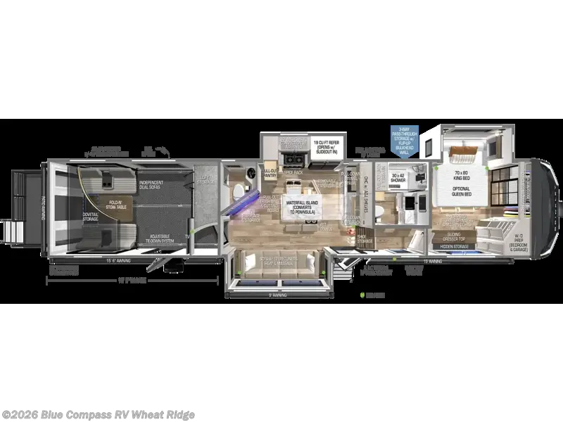 2026 Brinkley RV Model G 4000 - New Toy Hauler For Sale by Blue Compass RV Wheat Ridge in Wheat Ridge, Colorado