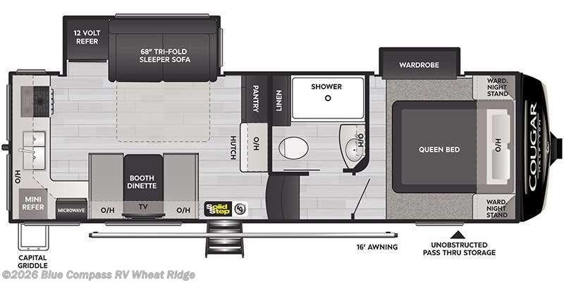 2023 Keystone Cougar Half-Ton 23MLE - Used Fifth Wheel For Sale by Blue Compass RV Wheat Ridge in Wheat Ridge, Colorado