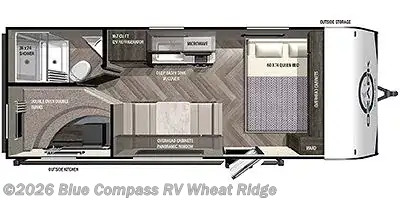 2021 Forest River Ozark 1650BHK - Used Travel Trailer For Sale by Blue Compass RV Wheat Ridge in Wheat Ridge, Colorado