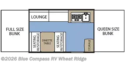 2019 Coachmen Clipper Camping Trailers 107LS - Used Popup For Sale by Blue Compass RV Wheat Ridge in Wheat Ridge, Colorado
