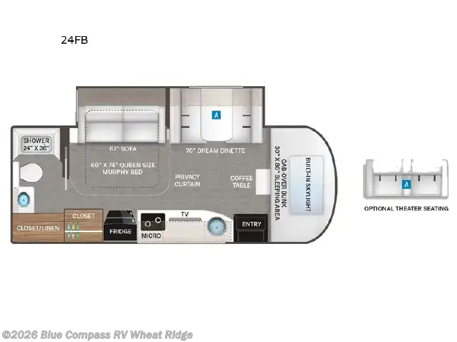 2026 Thor Motor Coach Delano Sprinter 24FB - New Class C For Sale by Blue Compass RV Wheat Ridge in Wheat Ridge, Colorado